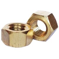 HN1B 1"-8  Finished Hex Nut, Coarse, Brass